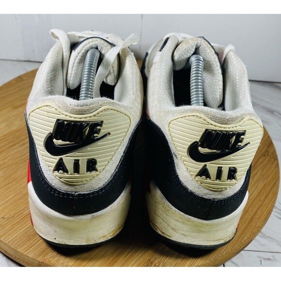 Mens NIKE Air Max 90 University Red Sz 10.5 Shoes BV2522-100 Sneakers White/Blk main image 5